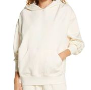 New WeWoreWhat Oversized Hoodie Sweatshirt Off White Size Medium