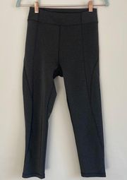 Athletic Work Out Legging Capris Gray Women's Size Small