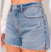 ABERCROMBIE MOM DENIM SHORTS