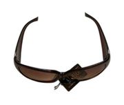 Fashion Sunglasses Brown with Silver Design on Arms