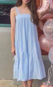 Light Blue Midi Dress