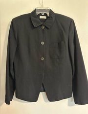 Ann Taylor Size 6 Black Women Jacket/Blazer