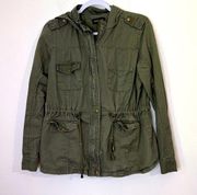 New Look Army Green Utility Jacket with Hood