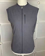 Nike Therma-Fit Gray Full Zip Fleece Vest Size Small
