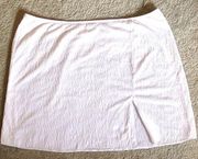 white skirt swimsuit coverup