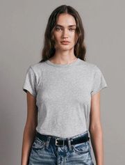 Rag & Bone The Slub Tee in heather grey