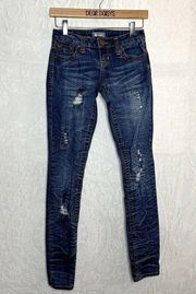 Y2k Soundgirl Distressed Skinny Jeans