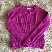 Delia’s Cranberry Knit Sweater