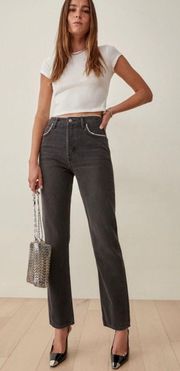 Stardust High Rise Straight Jeans