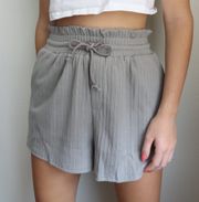 Never Too Late Grey Lounge Shorts