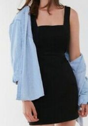 Black Denim Babydoll Dress