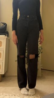 High Waisted Black  Jeans