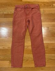 FRYE salmon color women’s jeans size 28.