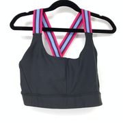 Soul X Soul Cycle Sports Bra Women's Size XS Black Cross Back Straps