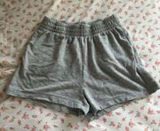 H&M Grey High waisted sweat shorts comfortable lounge shorts size medium