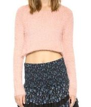 NEW For Love & Lemons Knitz Ski Bunny Crop Pullover Sz S