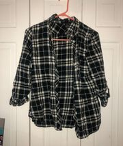 Black And White Flannel Set