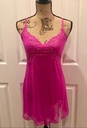 NWOT Victoria’s Secret lace stretchy silk chemise