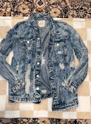 Denim Distressed Jacket