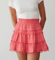 Ruffle Mini Skirt