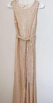 NWT Sequin CBR Jumpsuit, Size M