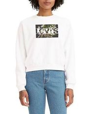 Levi’s white pullover cropped sweater