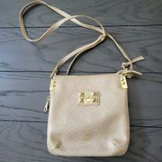 Gianni Bini crossbody bag purse gold zippered