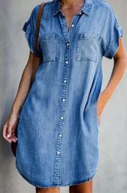 Denim Dress️