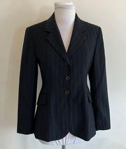 Ariat Navy Worsted Wool Blazer