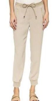 Vince Cream Drawstring Joggers Pants