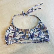 Midori Watercolor Print Bikini Top