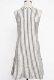 AKRIS Punto. Striped Cotton Casual Dress.