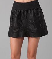 Theory leather skirt