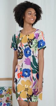 NWT Lili Sidonio  Tropical Palette Floral Mini Dress