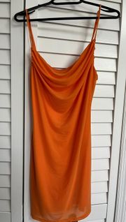 Orange  dress