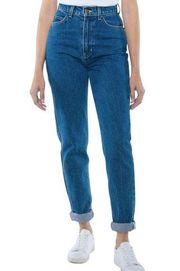 American Apparel High-Rise Jean on Medium Wash Size 29