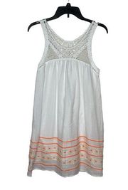 Staring At Stars Women's Dress Urban Outfitters Embroidered Crochet White Small