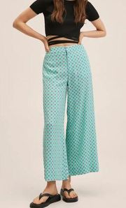 Women's Printed Culottes Trousers