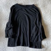 Seven7 black blouse