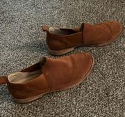 Clark Brown Slip On Shoes