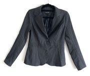 Rampage Gray Pinstripe Blazer Suit Jacket Size L Juniors