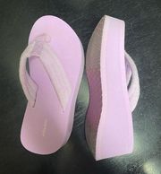 vintage xhilaration platform flip flops