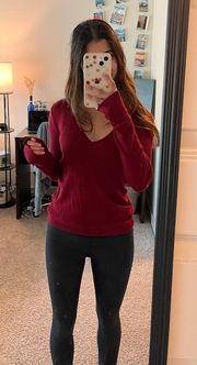 Maroon Long Sleeve Sweater