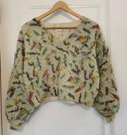 Anthropologie Catch of the Day v-neck sweater