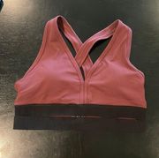 Maroon Sports Bra