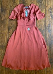 Red Jaslene Dress