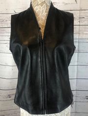 Vintage Mixit leather vest
Black 
Size 12 T