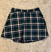 Plaid Mini Skirt