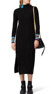 Chinti & Parker Black Bloomsbury Sweater Dress Size XS $595