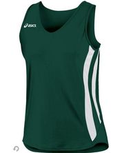 Asics Women's Medley Singlet Tank Top TF753 Forest Green (8101) Size XS